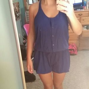 Old navy romper in cobalt blue