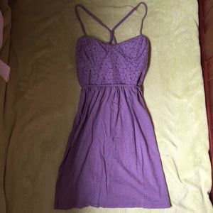 🎃American Eagle purple floral dress