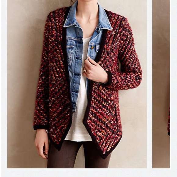 Anthropologie Jackets & Blazers - Anthropologie Keavy Jacquard Jacket by Moth