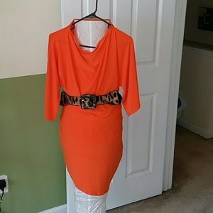 Cute 3/4th sleeve dress (belt not included)