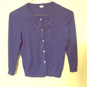 J. Crew blue cardigan