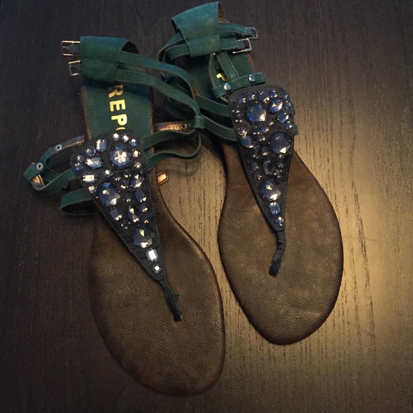 Jeweled sandals