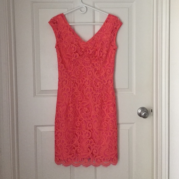 Lilly Pulitzer coral dress. Only worn twice!