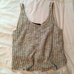knit crop tank