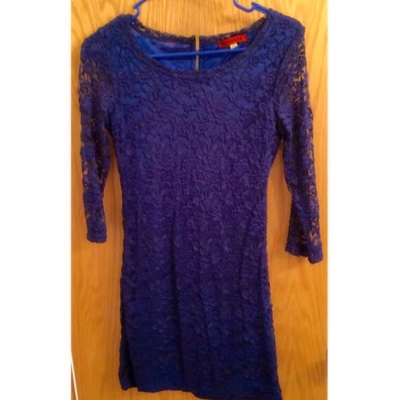 New Giorgia Royal Blue Lace Dress