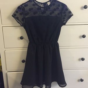 H&M Black Polka Dot Dress
