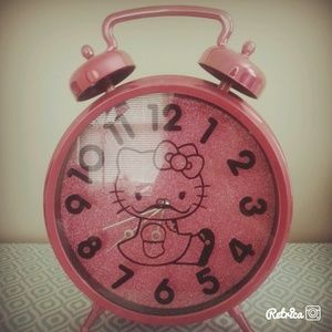 Hello kitty clock / wall clock