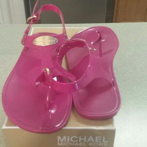 MK PLATE JELLY SANDAL