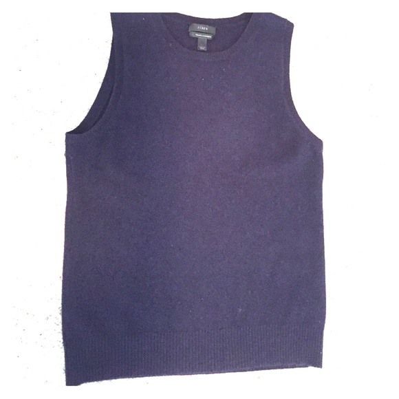 J Crew 100% Italian cashmere sweater vest