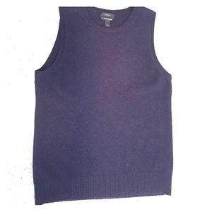 J Crew 100% Italian cashmere sweater vest
