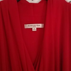 Evan-Picone red dress six 16W