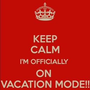 On vacation July 29-August 17