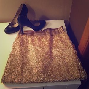 Akira Red Label knee length sequined skirt