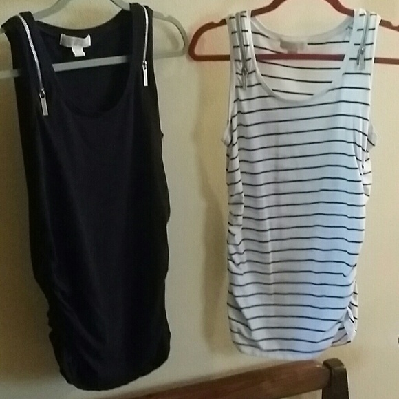 2 new MICHAEL KORS tank tops with zippers