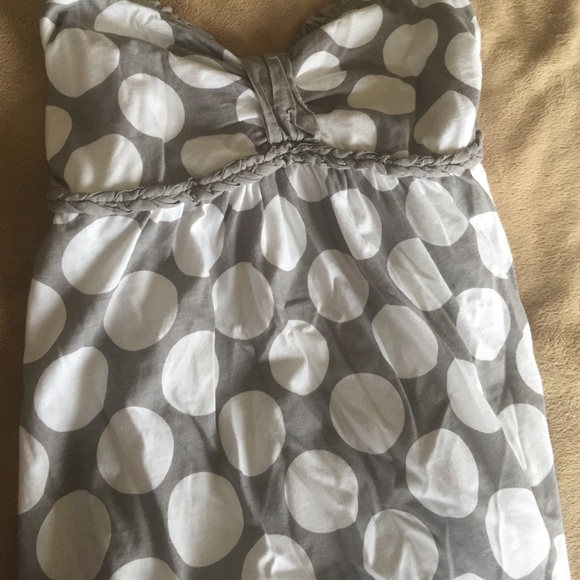 A&F Gray Strapless Top