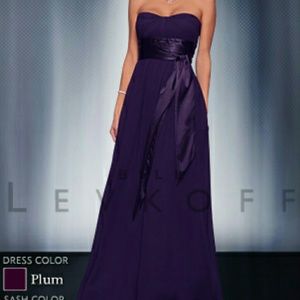 Purple formal dress