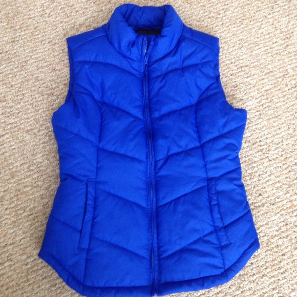Royal Blue Bubble Vest Sale, 55% OFF 