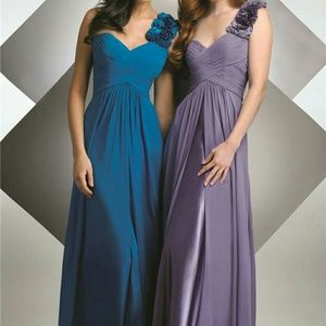 Blue (peacock) Bari Jay size 28 dress