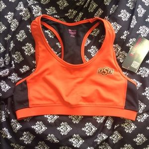 Oklahoma State Sports Bra NWT