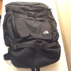 The North Face black backpack