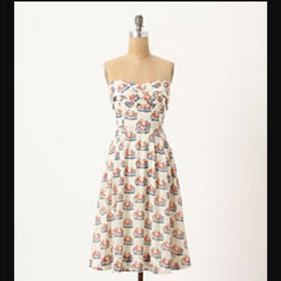 NWT Anthropologie Bike Lane Dress, size 2.