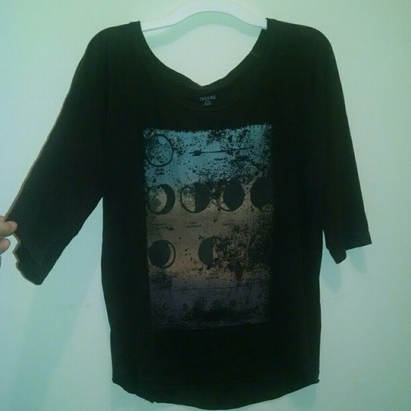 3/4 sleeve boho shirt