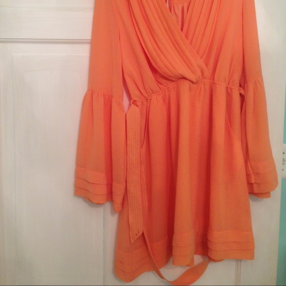 Tangerine Dress- Mint Julep Boutique
