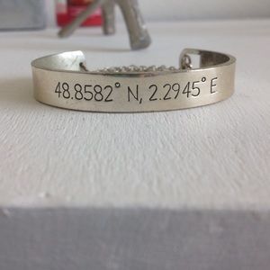 Coordinates bracelet