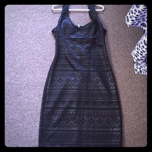 little black tribal dress