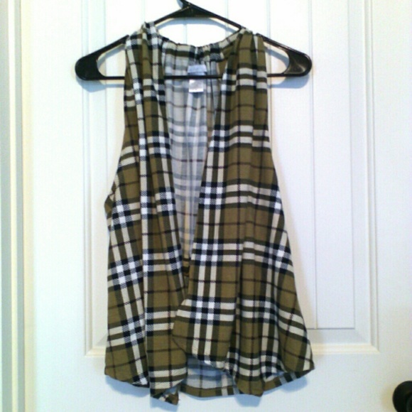 Plaid Cardigan