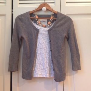 Gray Cardigan from Abercrombie kids