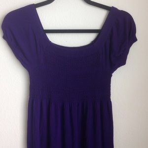 Deep purple summer dress
