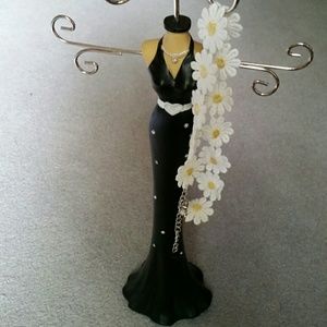 *DONATED* Elegant Black Dress Jewelry Tree