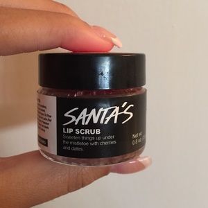 Lush santa lip scrub