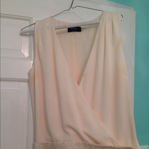 Guess Cream Dress SZ 8