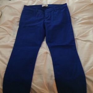 Express blue skinny jeans