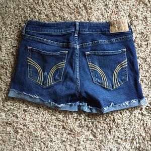 Hollister cut off jean shorts