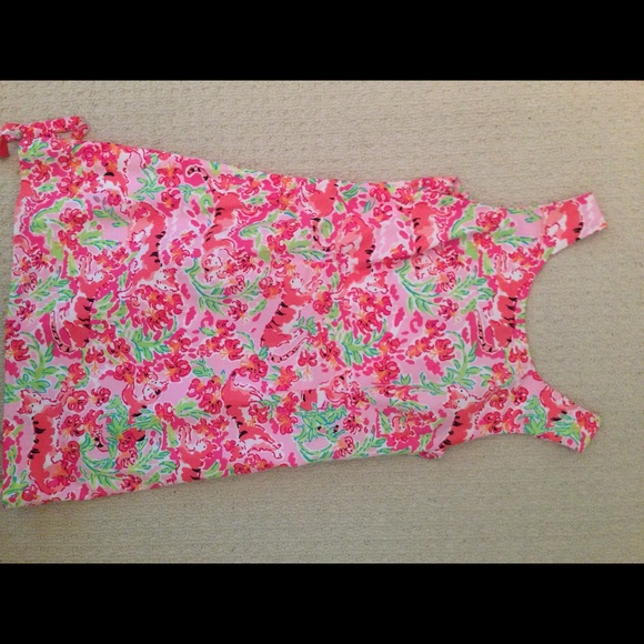 Tiger Printed Lilly Pulitzer Dress SZ 8
