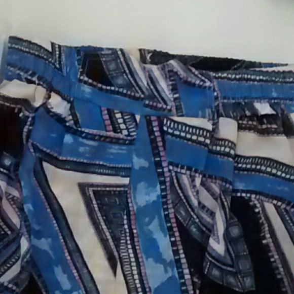 Long multi colored flow pants - Picture 3 of 3