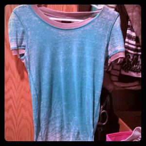 Teal shirt