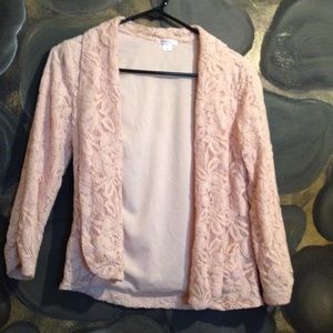 Lace blazer!