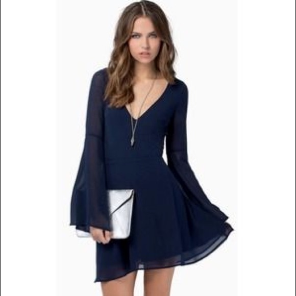 Tobi "Tuscany" Dress in Navy