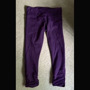 Lululemon Crop Leggings (purple)