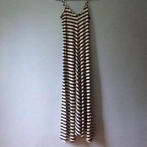 Anthropologie Striped Maxi Dress