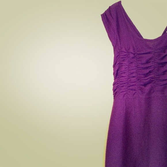 💵✂️ Sparrow Merino Dress in Orchid, exposed zip