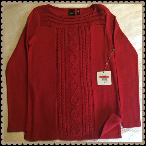 Beautiful Cable Accented Sweater