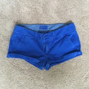 Dark Blue Short Shorts
