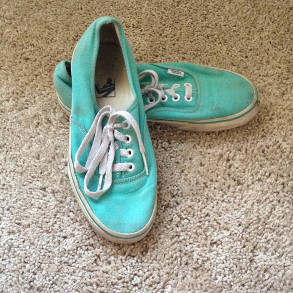 Teal/turquoise Vans