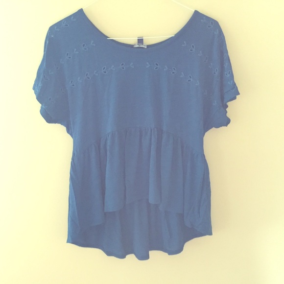 American Eagle jersey peasant top