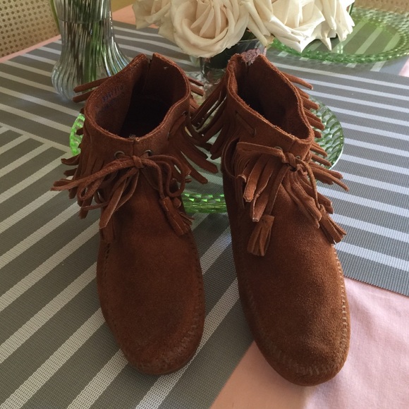 Minnetonka Shoes - Minnetonka for J.Crew back zip Moccasins